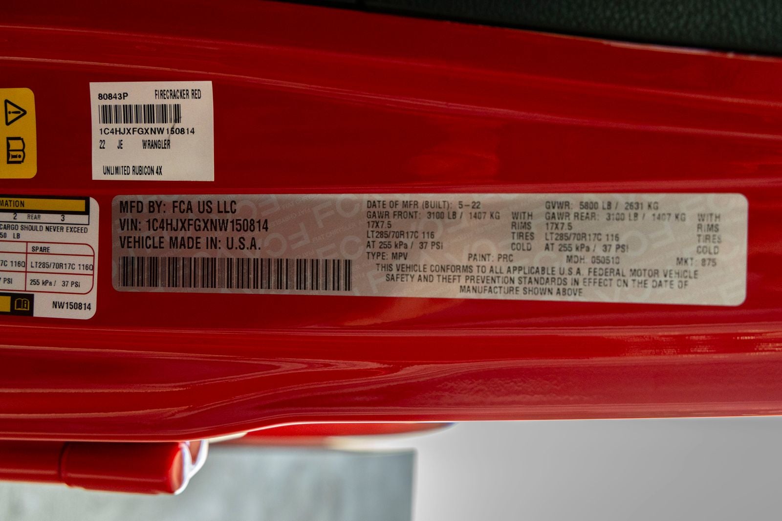 2022 Jeep Wrangler Unlimited Rubicon
