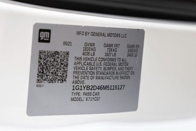 2021 Chevrolet Corvette Stingray 2LT