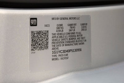 2023 Chevrolet Corvette Stingray 3LT