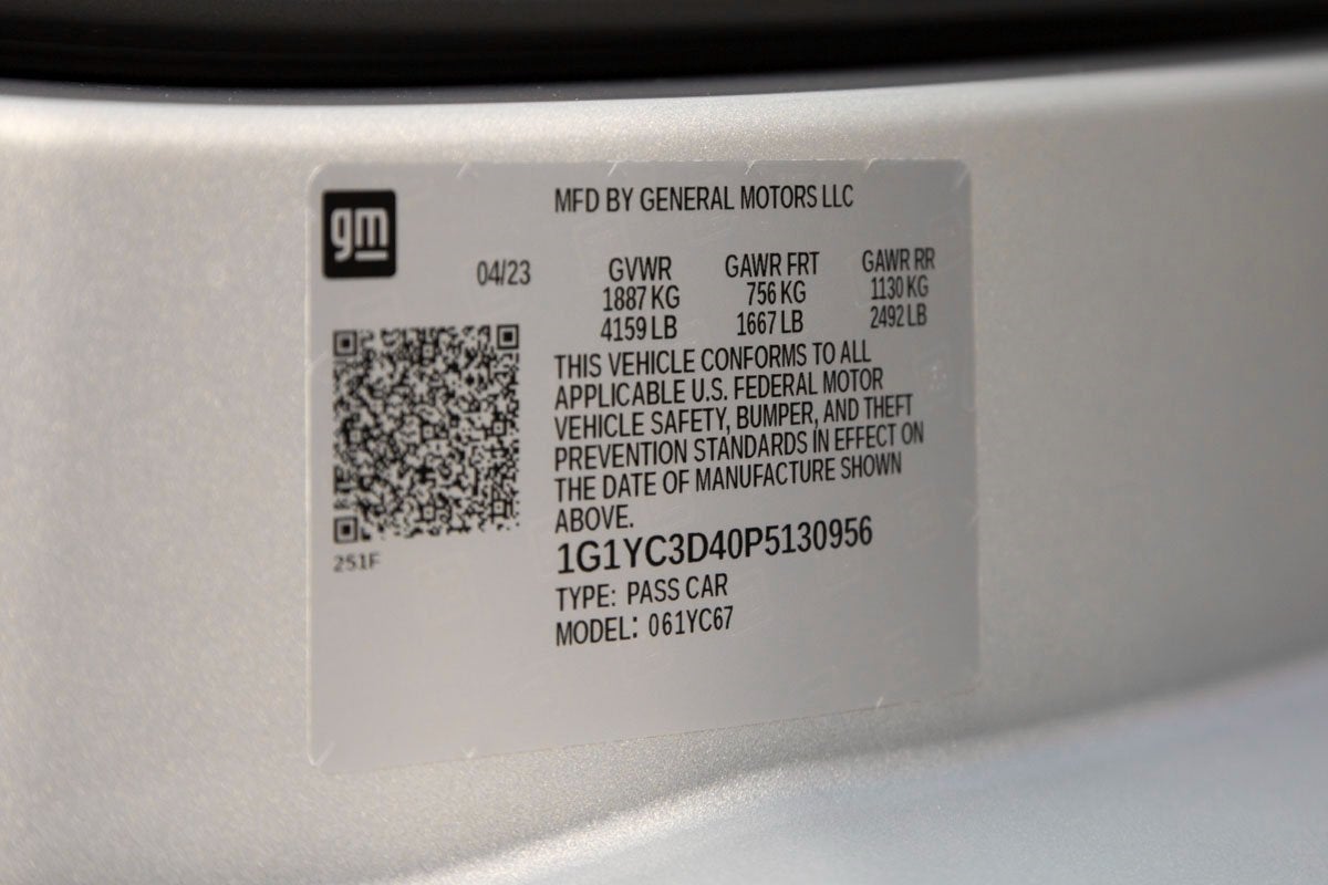 2023 Chevrolet Corvette Stingray 3LT