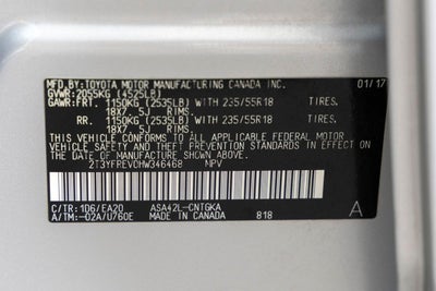 2017 Toyota RAV4 Platinum