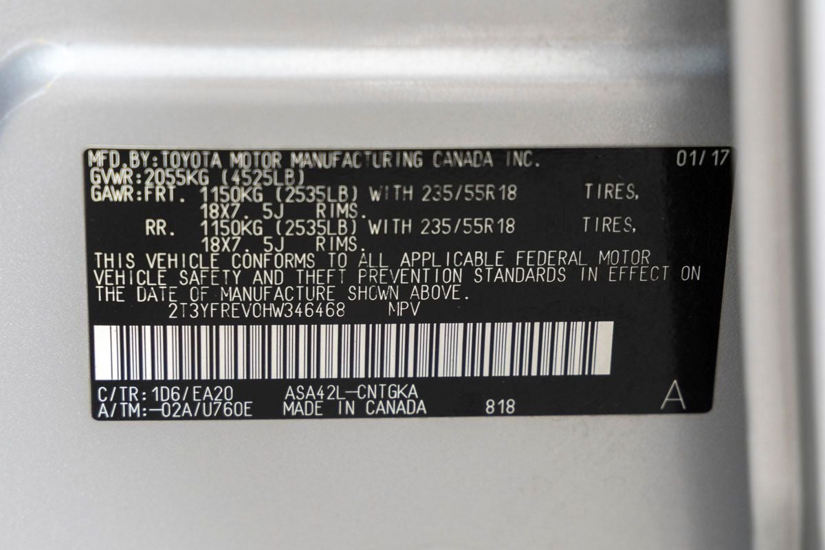 2017 Toyota RAV4 Platinum