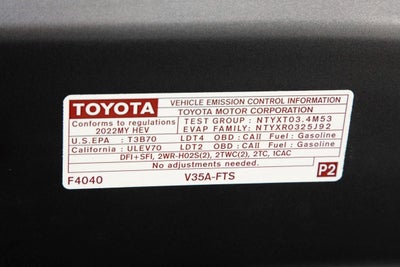 2022 Toyota Tundra Hybrid Platinum