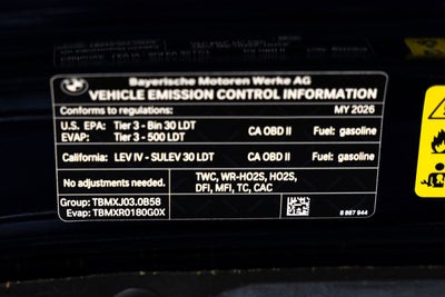 2026 BMW X5 sDrive40i