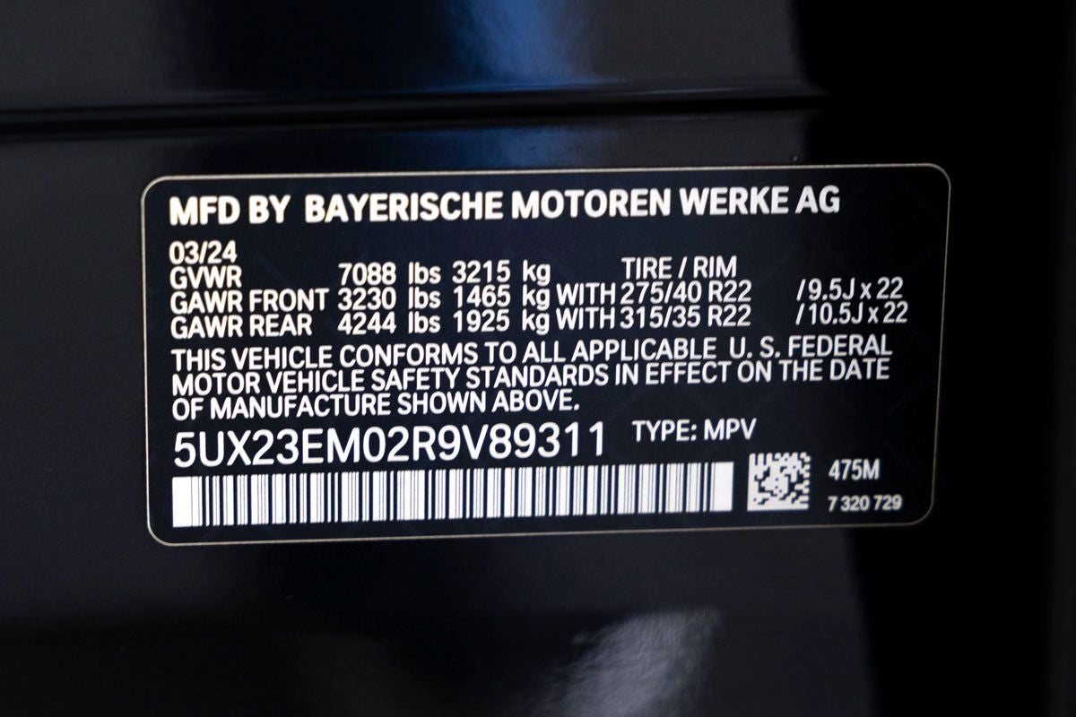 2024 BMW X7 xDrive40i