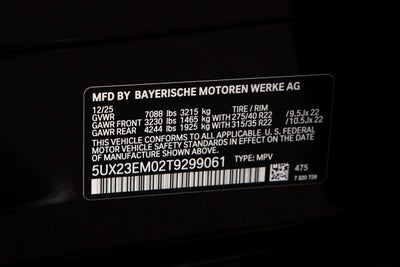 2026 BMW X7 xDrive40i