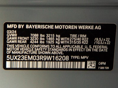 2024 BMW X7 Base