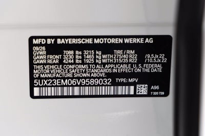 2027 BMW X7 xDrive40i