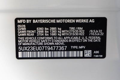 2026 BMW X5 xDrive40i