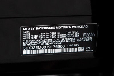 2026 BMW X7 M60i