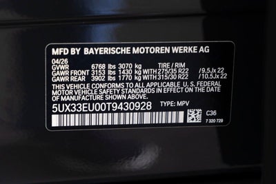 2026 BMW X5 M60i