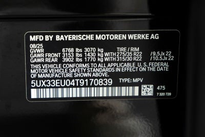 2026 BMW X5 M60i
