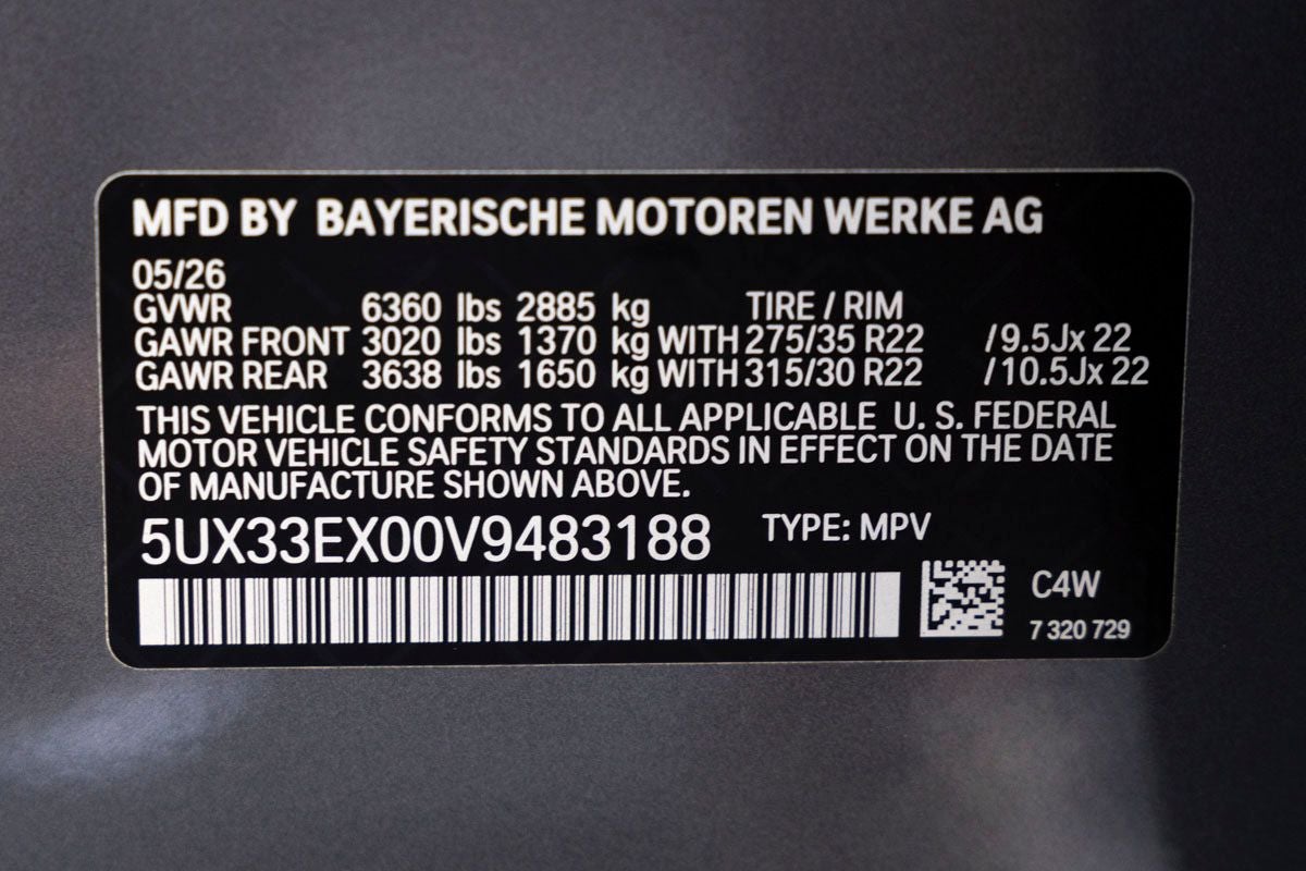 2027 BMW X6 xDrive40i