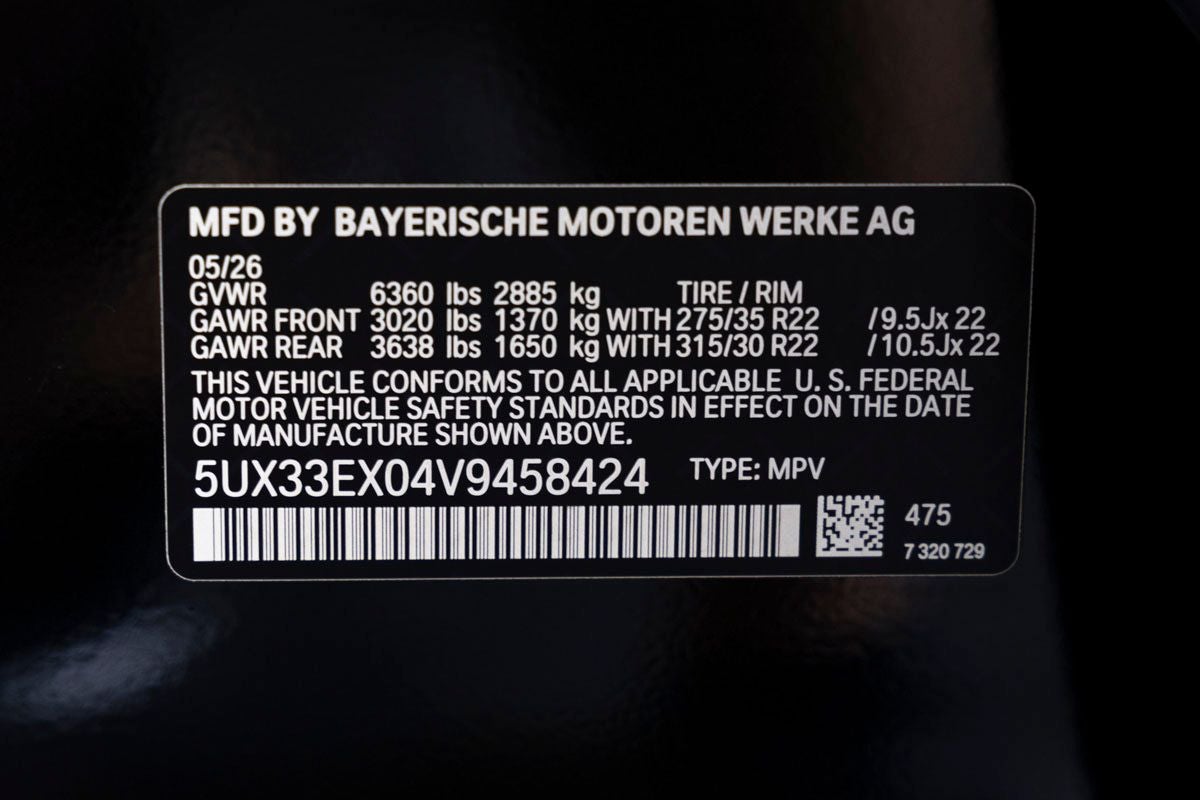 2027 BMW X6 xDrive40i
