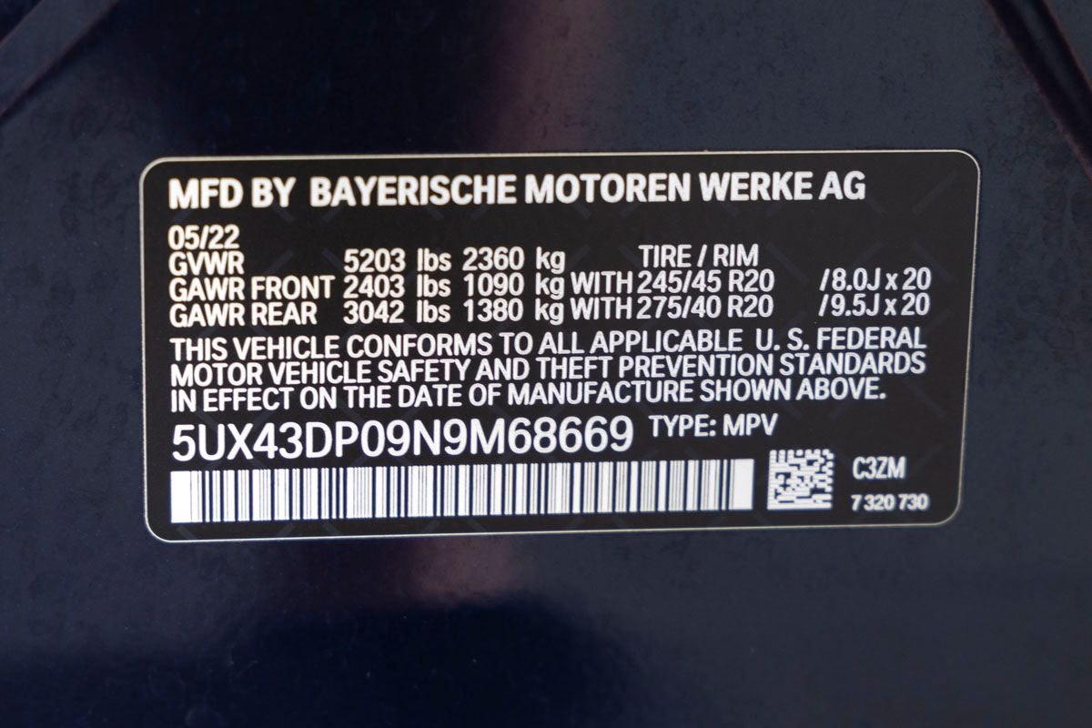 2022 BMW X3 sDrive30i