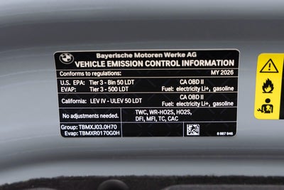 2026 BMW X5 xDrive50e