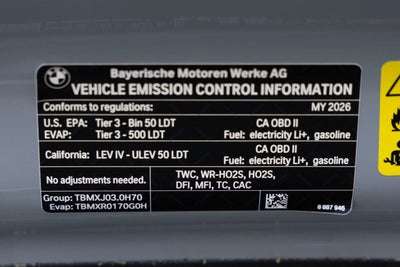 2026 BMW X5 xDrive50e