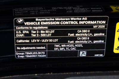 2026 BMW X5 xDrive50e