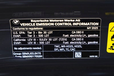 2025 BMW X5 xDrive50e