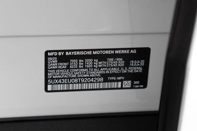 2026 BMW X5 xDrive50e