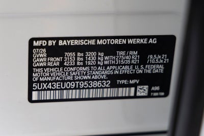 2026 BMW X5 xDrive50e