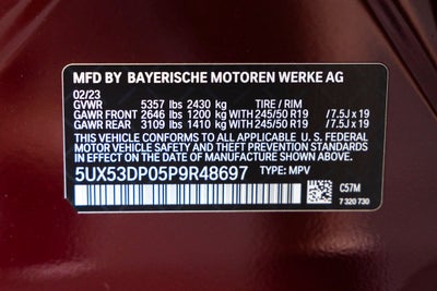 2023 BMW X3 xDrive30i