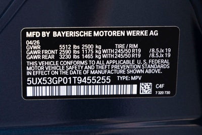 2026 BMW X3 30 xDrive