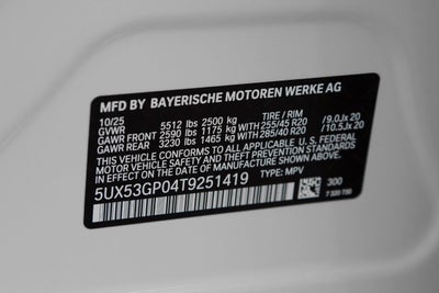 2026 BMW X3 30 xDrive