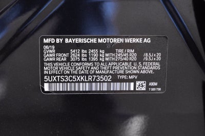 2019 BMW X3 M40i