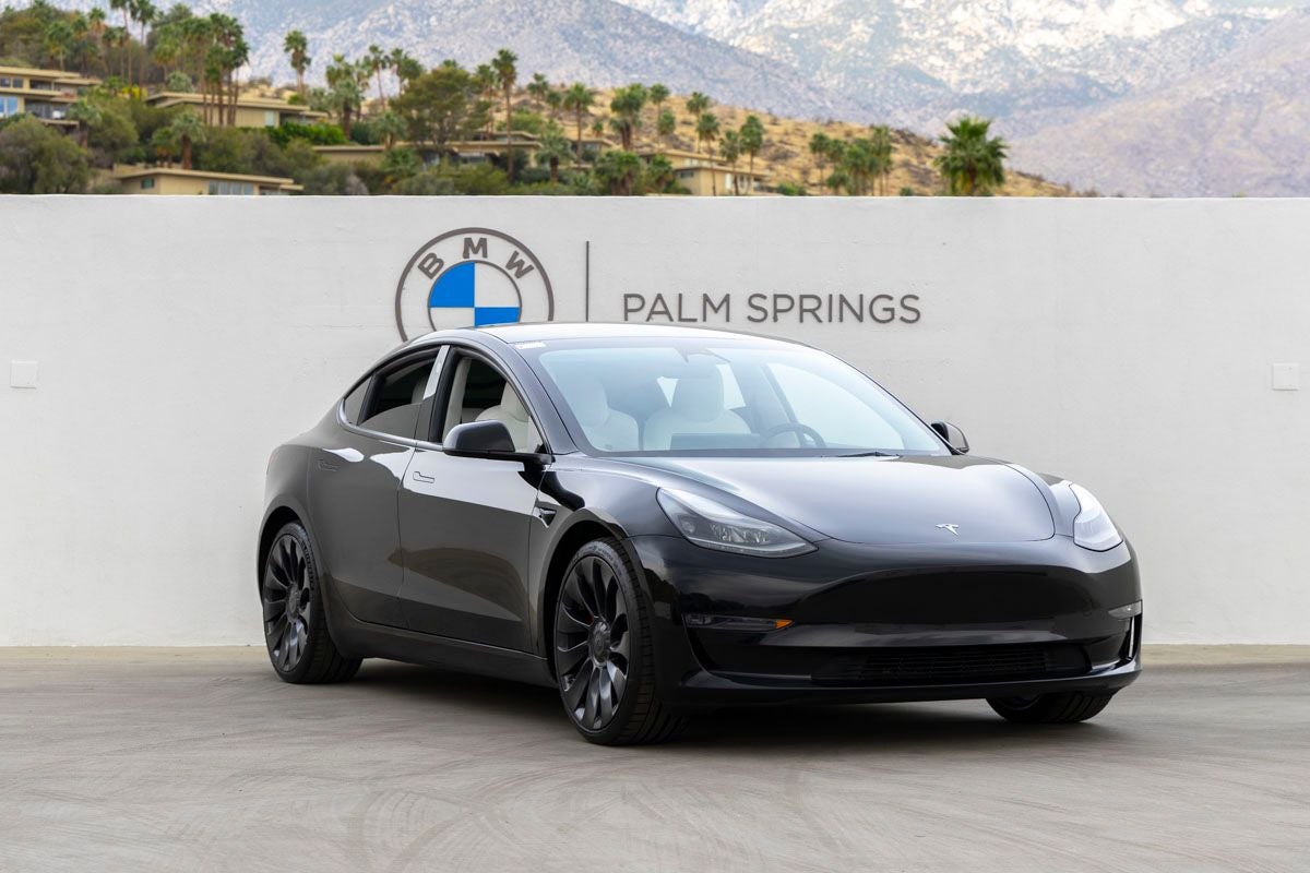 Used 2023 Tesla Model 3 Performance with VIN 5YJ3E1EC0PF631530 for sale in Palm Springs, CA