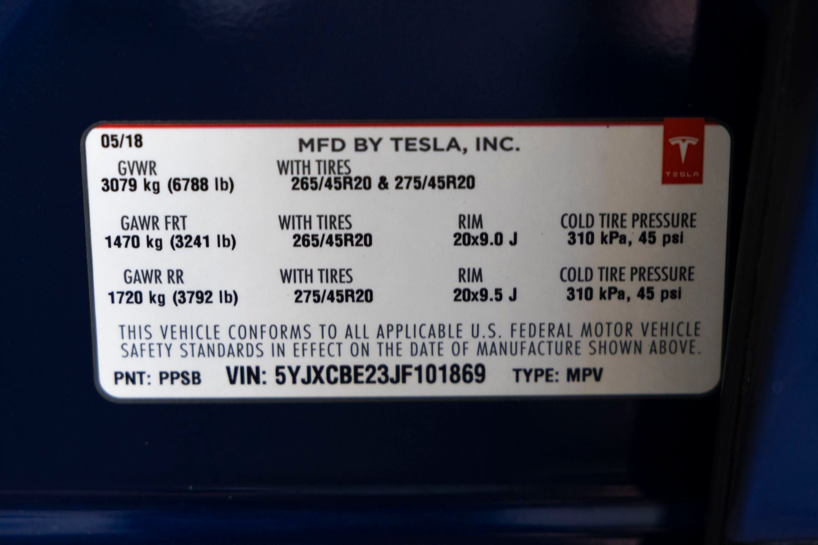 2018 Tesla Model X 100D