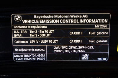 2026 BMW X6 M Competition