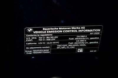 2026 BMW 550e xDrive 550e xDrive