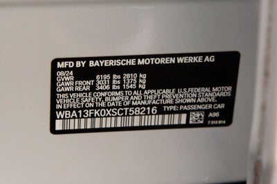 2025 BMW 550e xDrive 550e xDrive