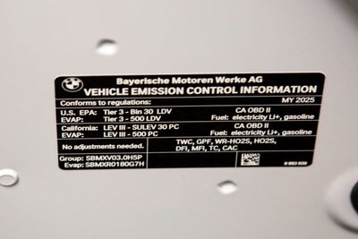 2025 BMW 550e xDrive 550e xDrive