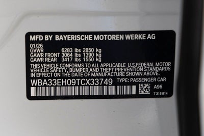 2026 BMW 7 Series 740i xDrive