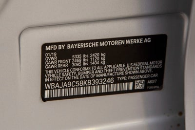 2019 BMW 530e 530e iPerformance