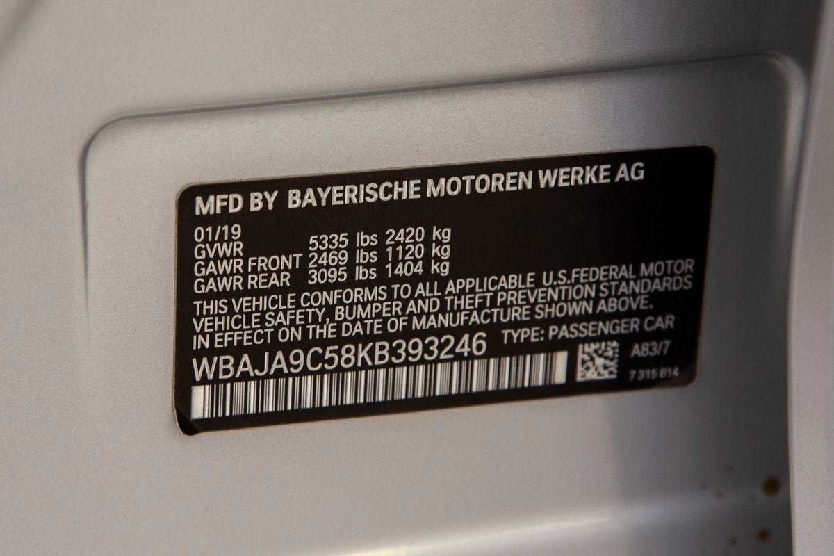 2019 BMW 530e 530e iPerformance