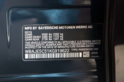 2019 BMW 540i 540i