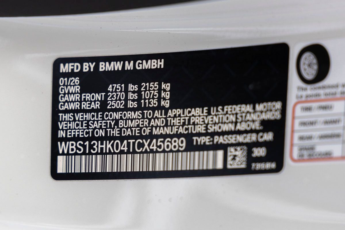 2026 BMW M4 Base