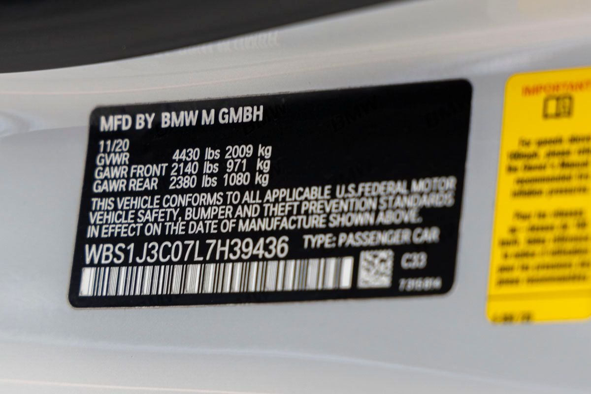 2020 BMW M2 CS