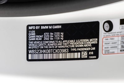 2026 BMW M4 Competition