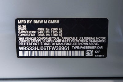 2026 BMW M3 Competition