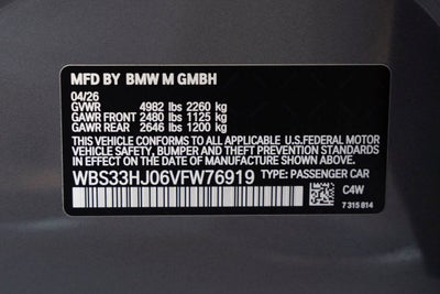 2027 BMW M3 Competition