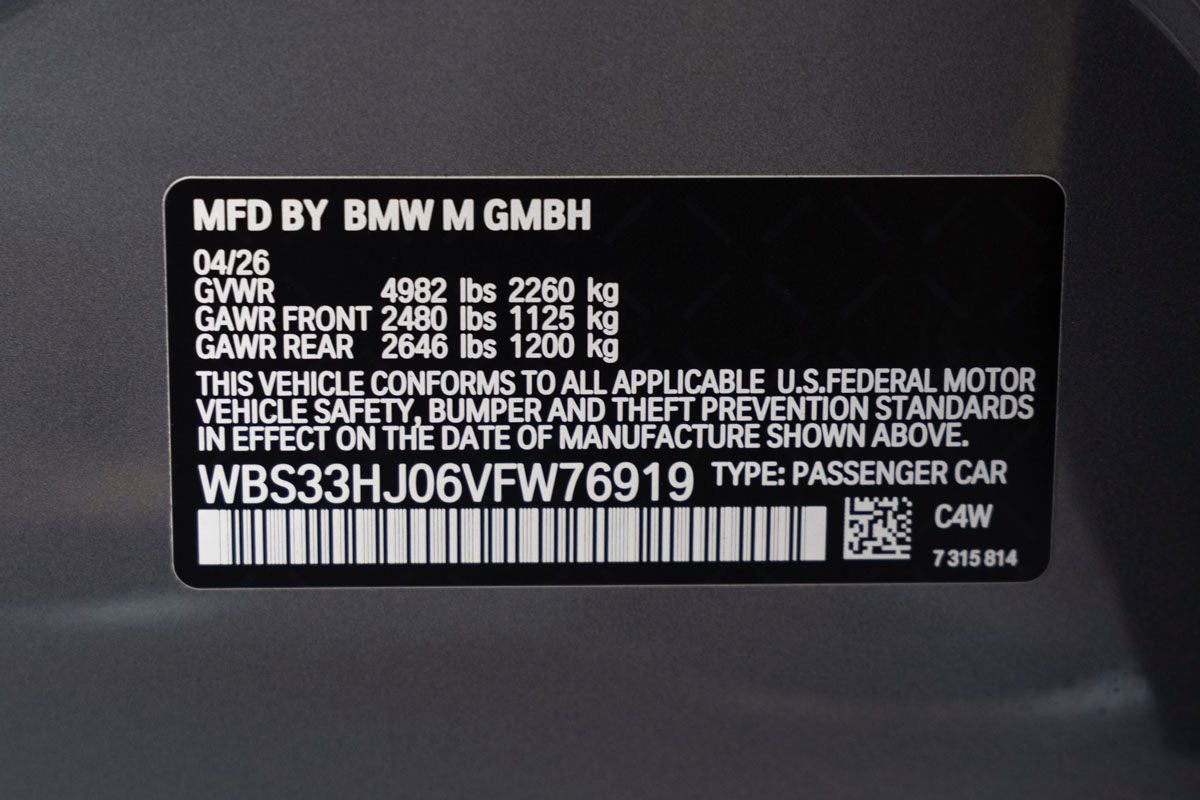 2027 BMW M3 Competition