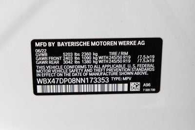 2022 BMW X3 sDrive30i