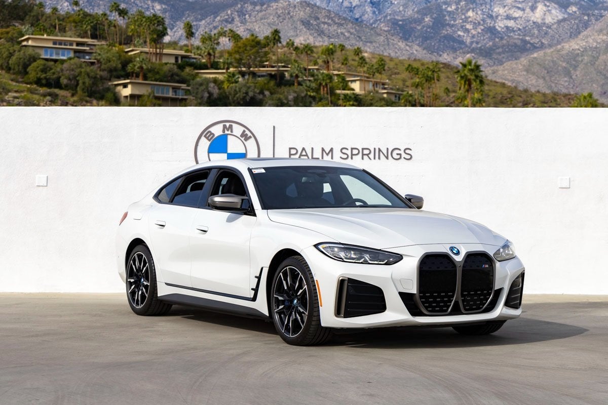 Certified 2023 BMW i4 M50 with VIN WBY33AW05PFP29778 for sale in Palm Springs, CA