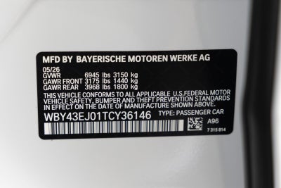 2026 BMW i7 eDrive50