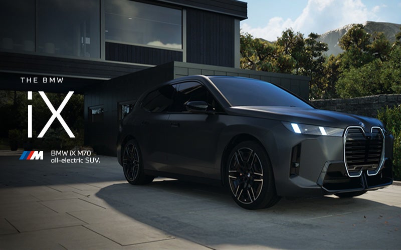 The BMW iX M70 parked. Click to learn more. | BMW of Palm Springs in Palm Springs CA