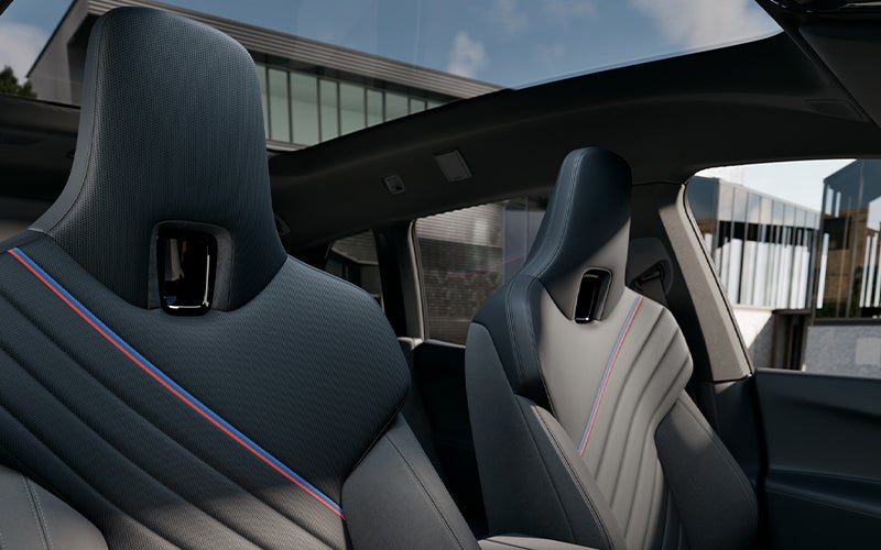 Interior seats and upholstery of the BMW iX M70. | BMW of Palm Springs in Palm Springs CA